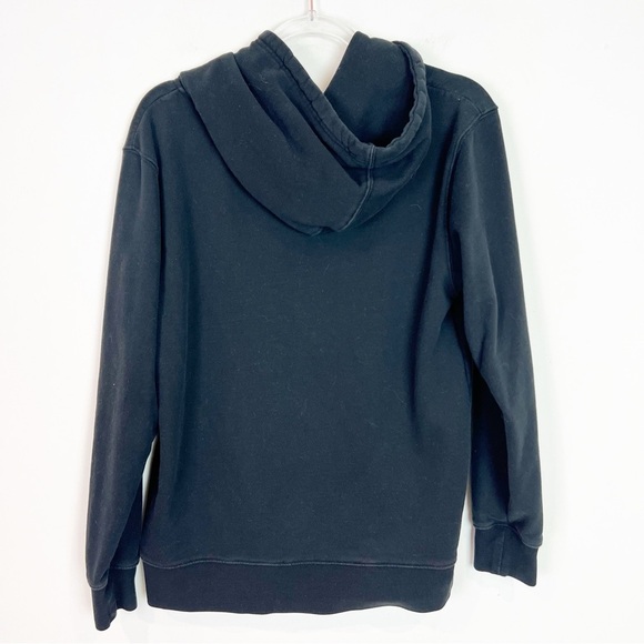 BSR BY SAMII RYAN SMILEY X CAUTION SMILES BLACK FLORAL HOODIE SWEATSHIRT MEDIUM - Picture 6 of 10